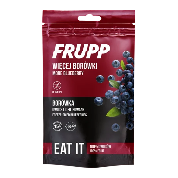 Liofilizuotos šilaguogės, be pridėtinio cukraus iš 100 procentų natūralių šilauogių