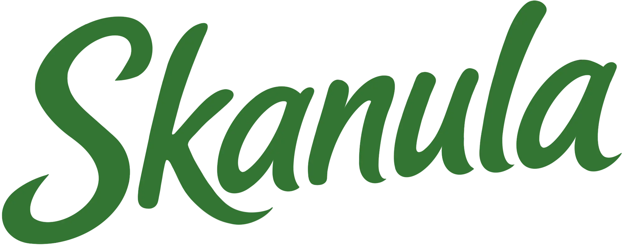 Skanula logotipas. tai sveikų užkandžių parduotuvė