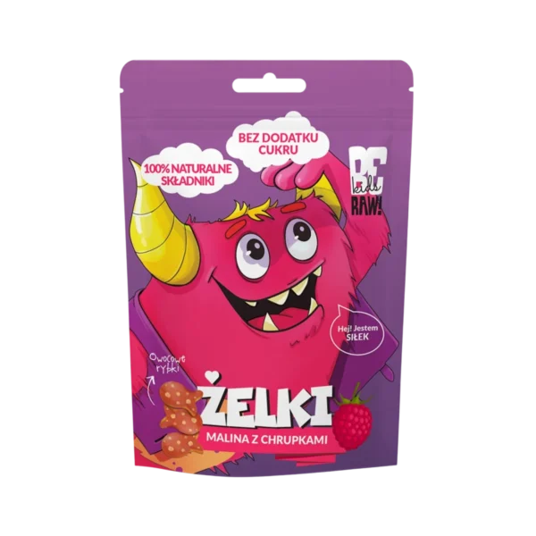 Avieciu-guminukai-su-traskuciais Aviečių guminukai su ryžių traškučiai, pagaminti tik iš natūralių ingredientų, be pridėtinio cukraus