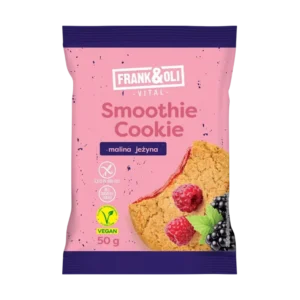 Avižinis sausainis su aviečių ir gervuogių įdaru. Be pridėtinio cukraus | Frank & Oli