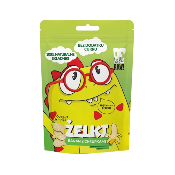 Bananų guminukai su ryžių traškučiais skirti vaikams, be pridėtinio cukraus