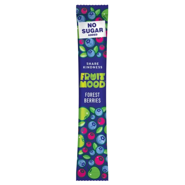 Vaisinė juostelė su mėlynėmis ir spanguolėmis | FRUIT MOOD, be pridėtinio cukraus