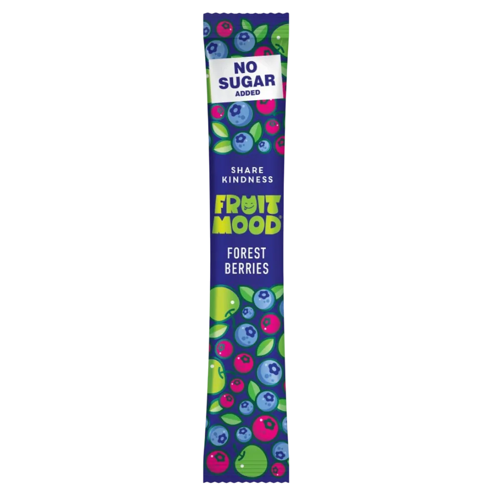 Vaisinė juostelė su mėlynėmis ir spanguolėmis | FRUIT MOOD, be pridėtinio cukraus