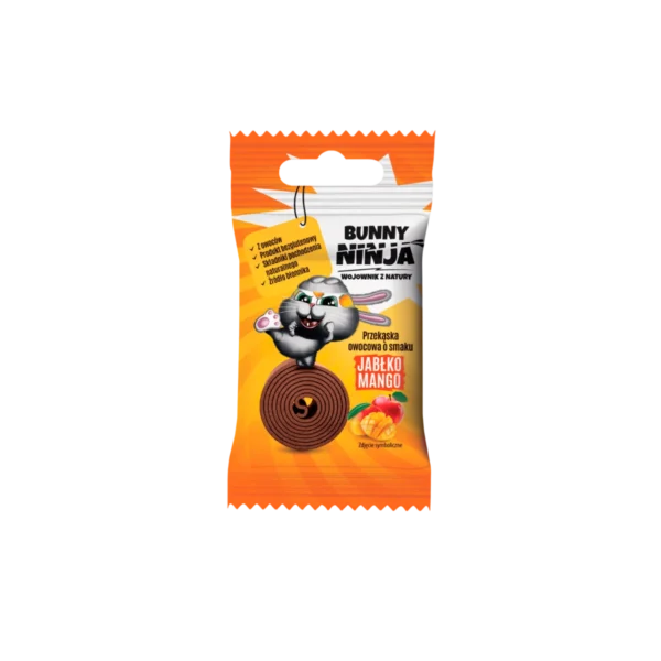 Obuolių ir mangų juostelė vaikams be pridėtinio cukraus. Tik iš natūralių ingredientų