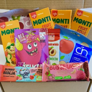 Rinkinys vaikams, visi produktai pagaminti be pridėtinio cukraus