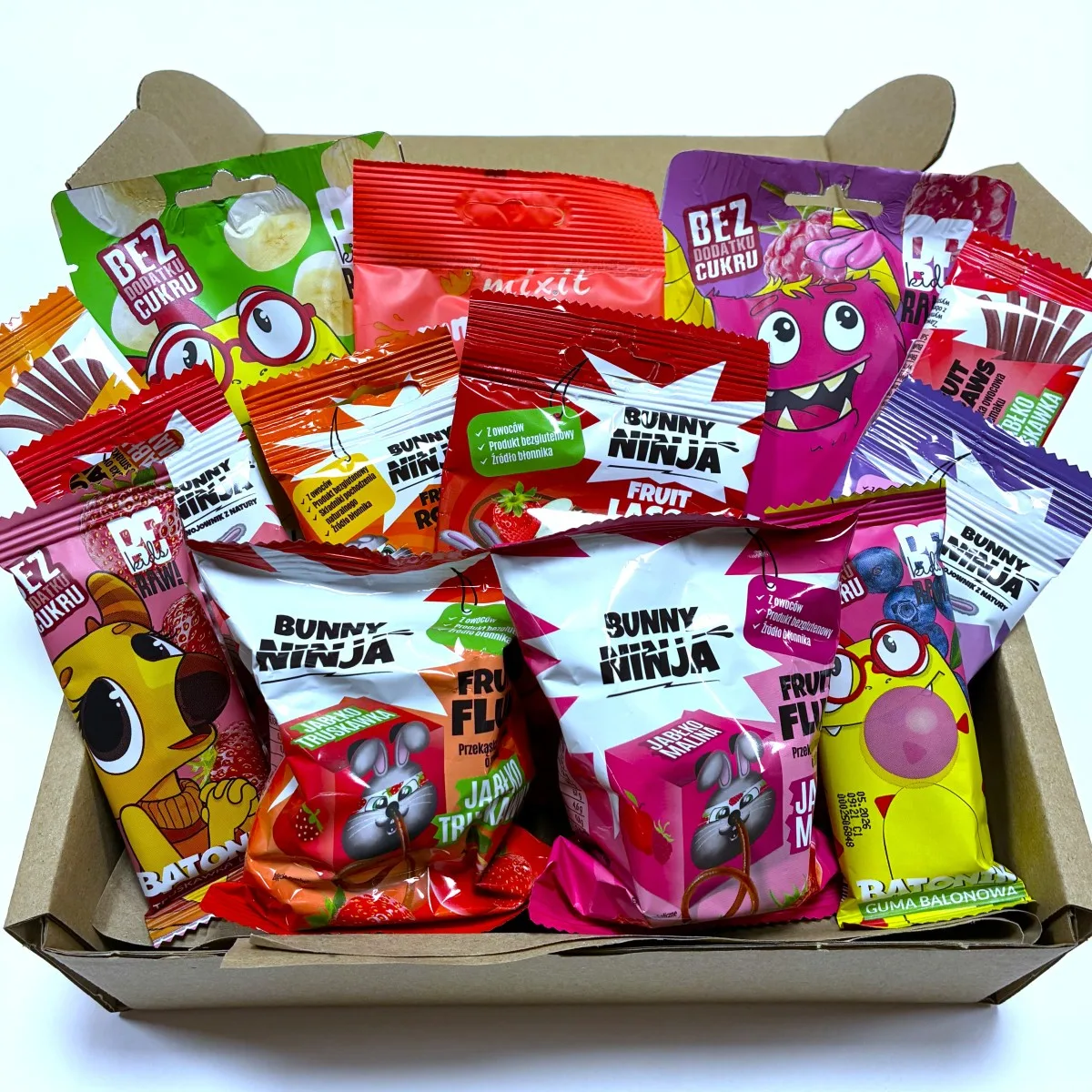 Rinkinys vaikams be pridėtinio cukraus ir saldiklių. Pagaminta tik iš natūralių ingredientų