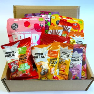 Uzkandziu rinkinys vaikams pagamintas be pridetinio cukraus