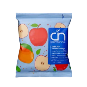 100% naturalus obuoliu ir mangu traskuciai, be pridetinio cukraus