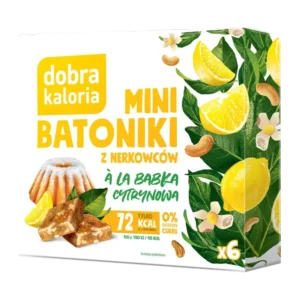 Mini riešutų batonėliai "Dobra Caloria" be pridėtinio cukraus ir kitų dirbtinių priedų. Natūralus ir sveikas užkandis.
