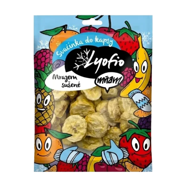 Liofilizuoti bananai