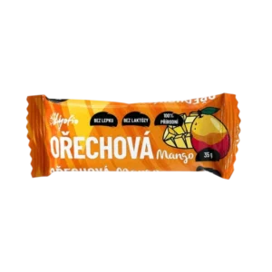 Batonelis-su-mangais Batonėlis su mangais, pagamintas iš natūralių ingredientų ir be pridėtinio cukraus