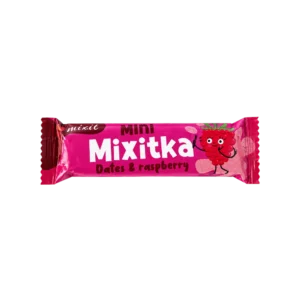 Batonėlis su liofilizuotomis avietėmis „Mixit“ (27 g)