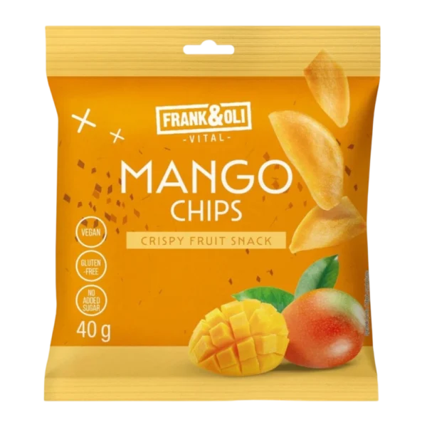 Mangų-traskuciai-frank-and-oli Mangų traškučiai Frank & Oli. pagaminti iš natūralių ingredientų, be pridėtinio cukraus ir saldiklių